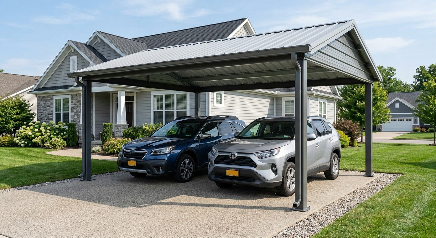 Metal Carport Installation in Dallas-Fort Worth